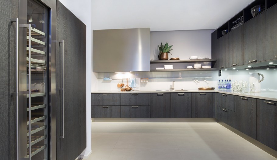 Серая кухня Модерн