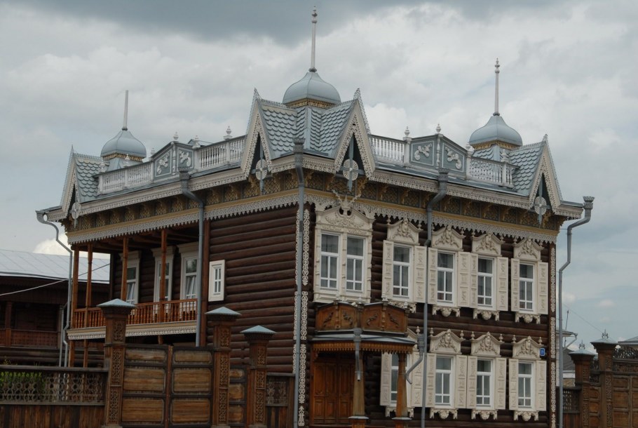 Усадьба в.п.Сукачева Иркутск деревянное зодчество