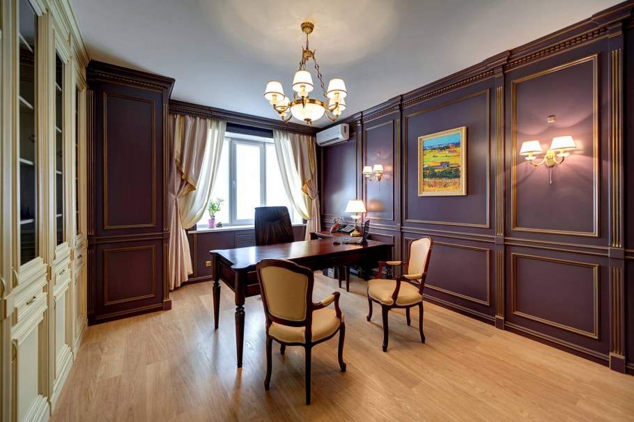 Кабинет в английском стиле