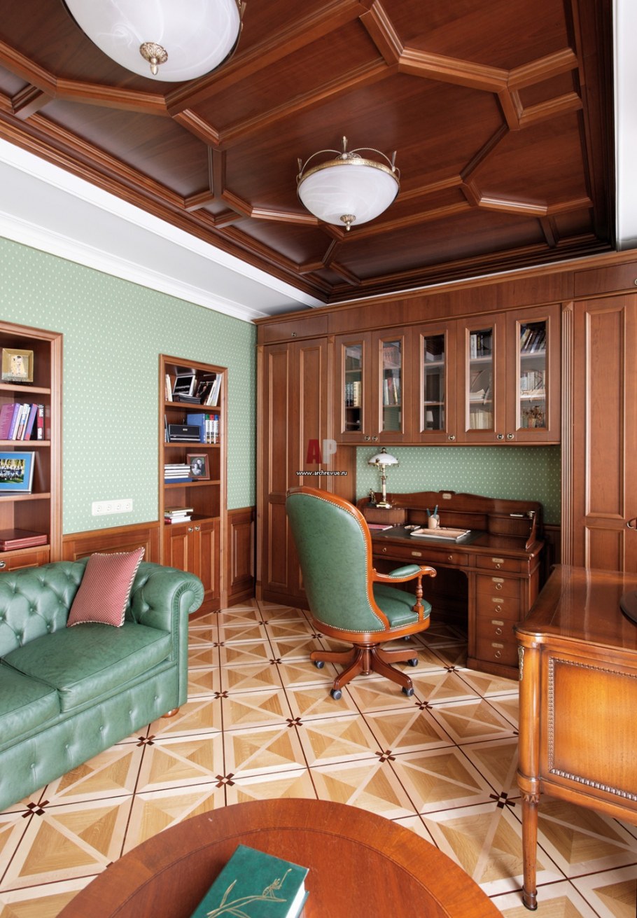 Кабинет интерьер староанглийский
