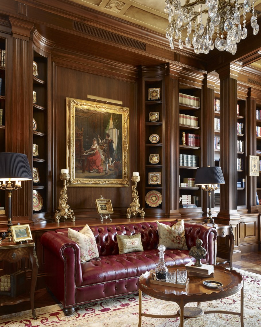 Кабинет в староанглийском стиле