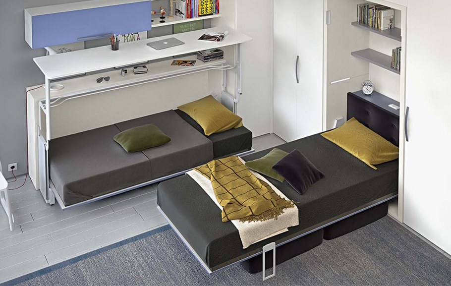 Складывающаяся мебель для маленькой комнаты