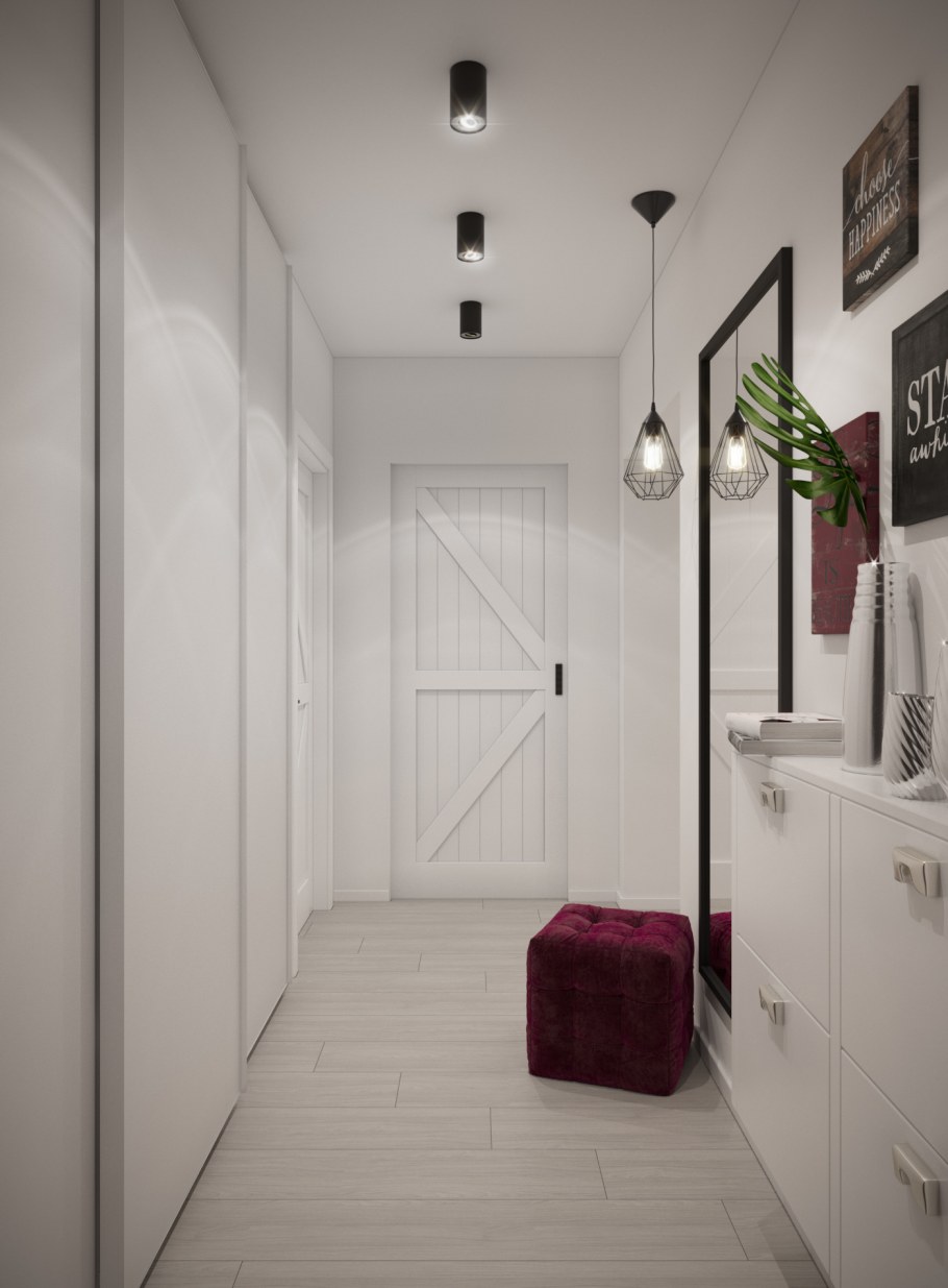 Прихожка в стветлых тонах