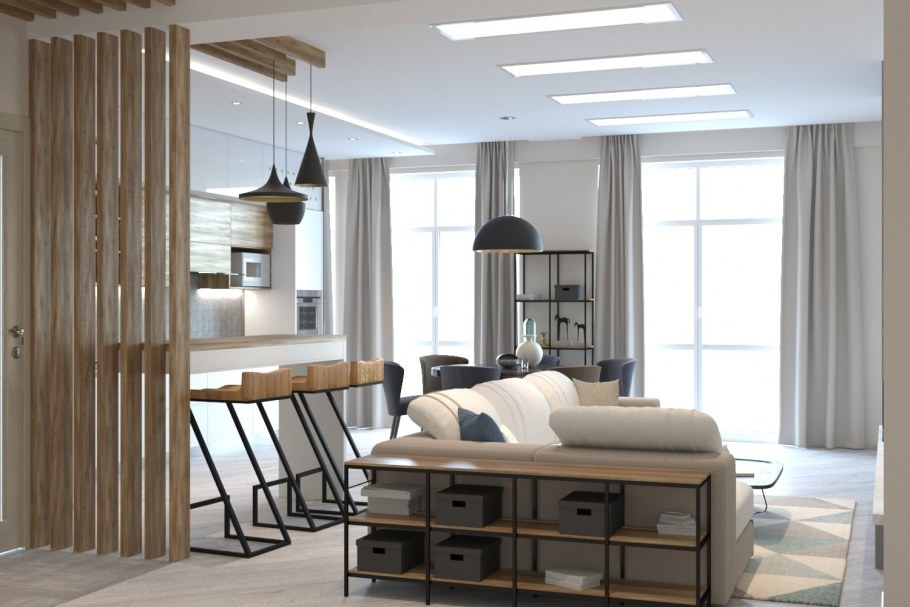 Перегородки в скандинавском стиле