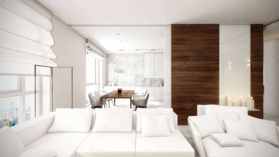 Белый интерьер