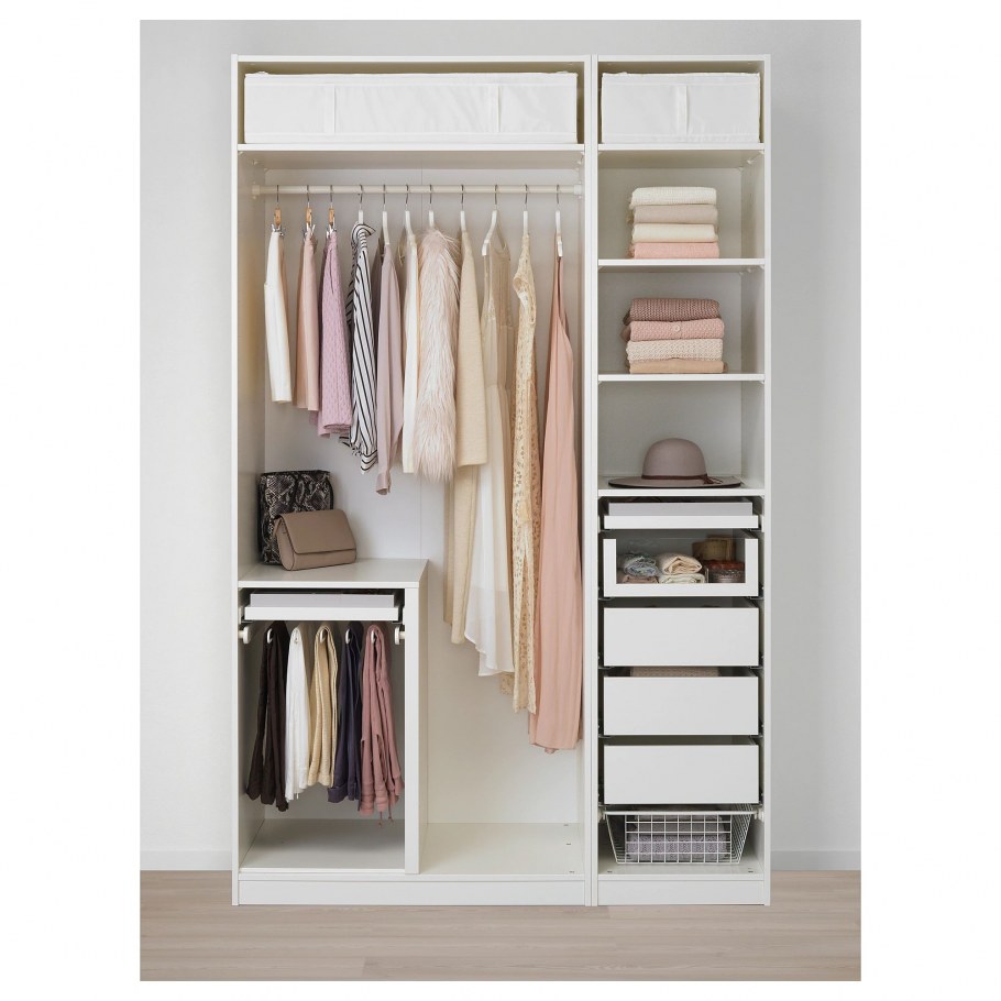 ПАКС гардероб белый ТИССЕДАЛЬ