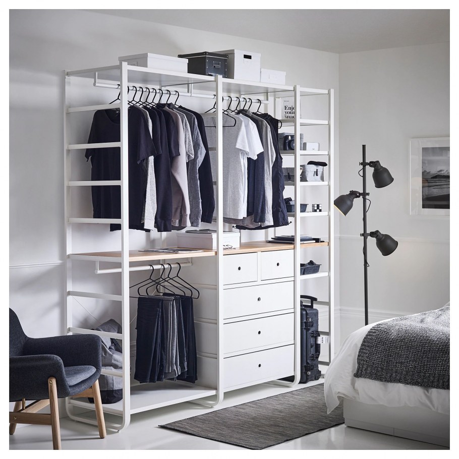 Гардеробная икеа ЭЛВАРЛИ