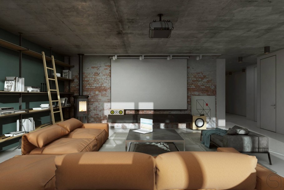 Квартира в стиле лофт Минимализм