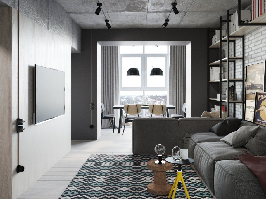 Интерьер лофт