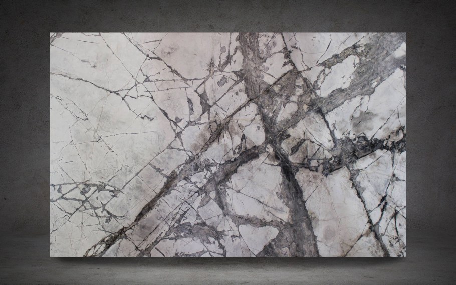 Керамогранит белый мрамор с черными прожилками