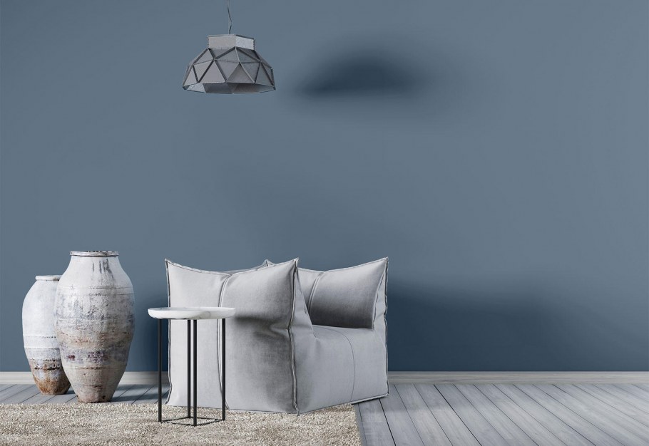 Гостиная в серых тонах