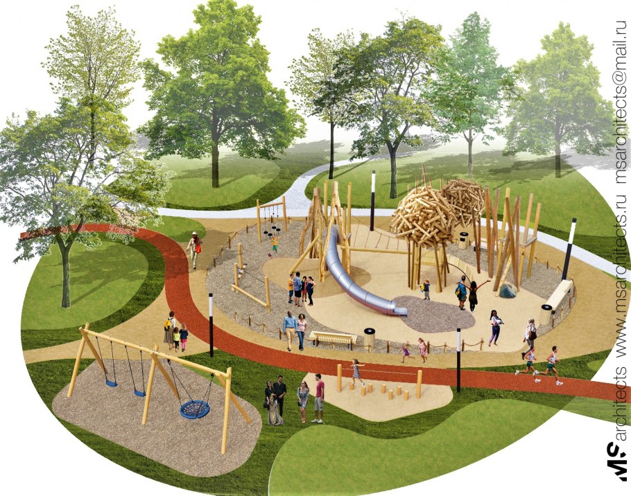 Застройка на рельефе