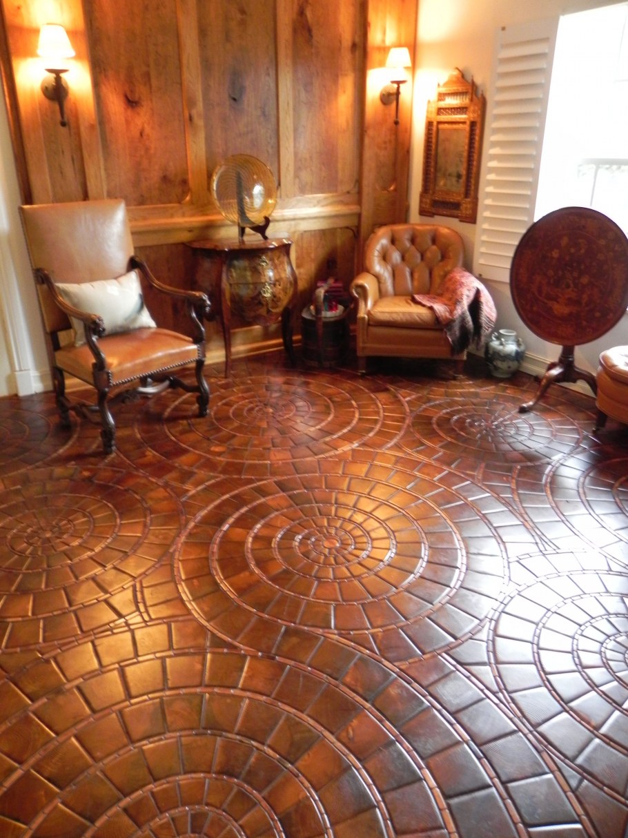 Дизайнерский пол из дерева