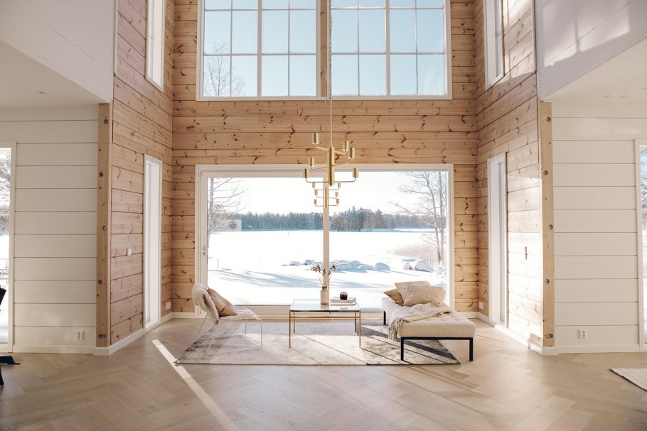 Хонка дома из клееного бруса