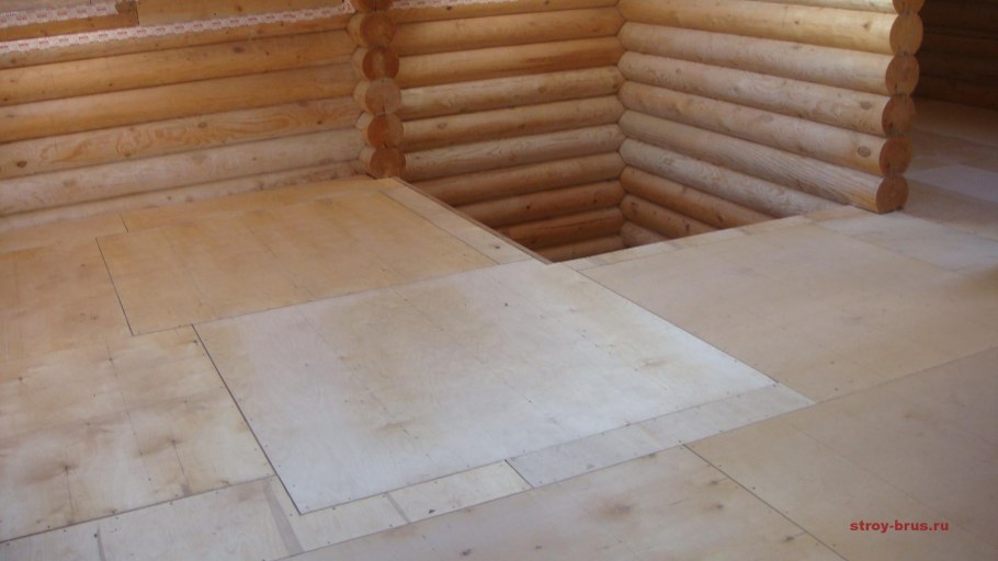 Чистовой пол в деревянном доме