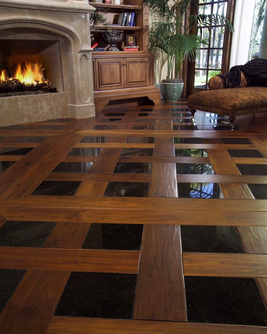 Красивый деревянный пол