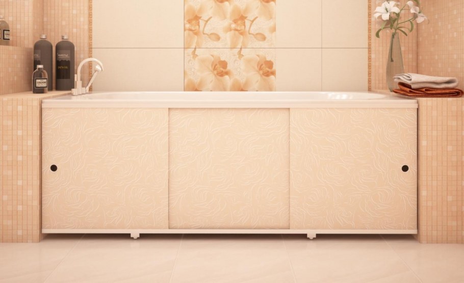 Экран раздвижной под ванну Метакам