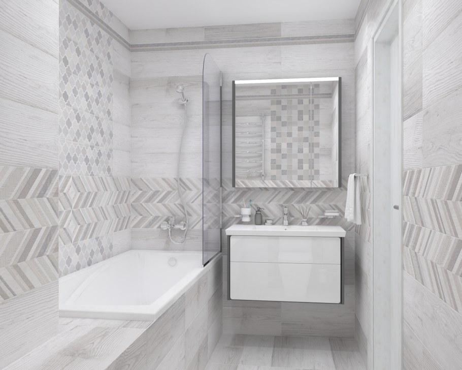 Плитка Норданвинд Lasselsberger в интерьере