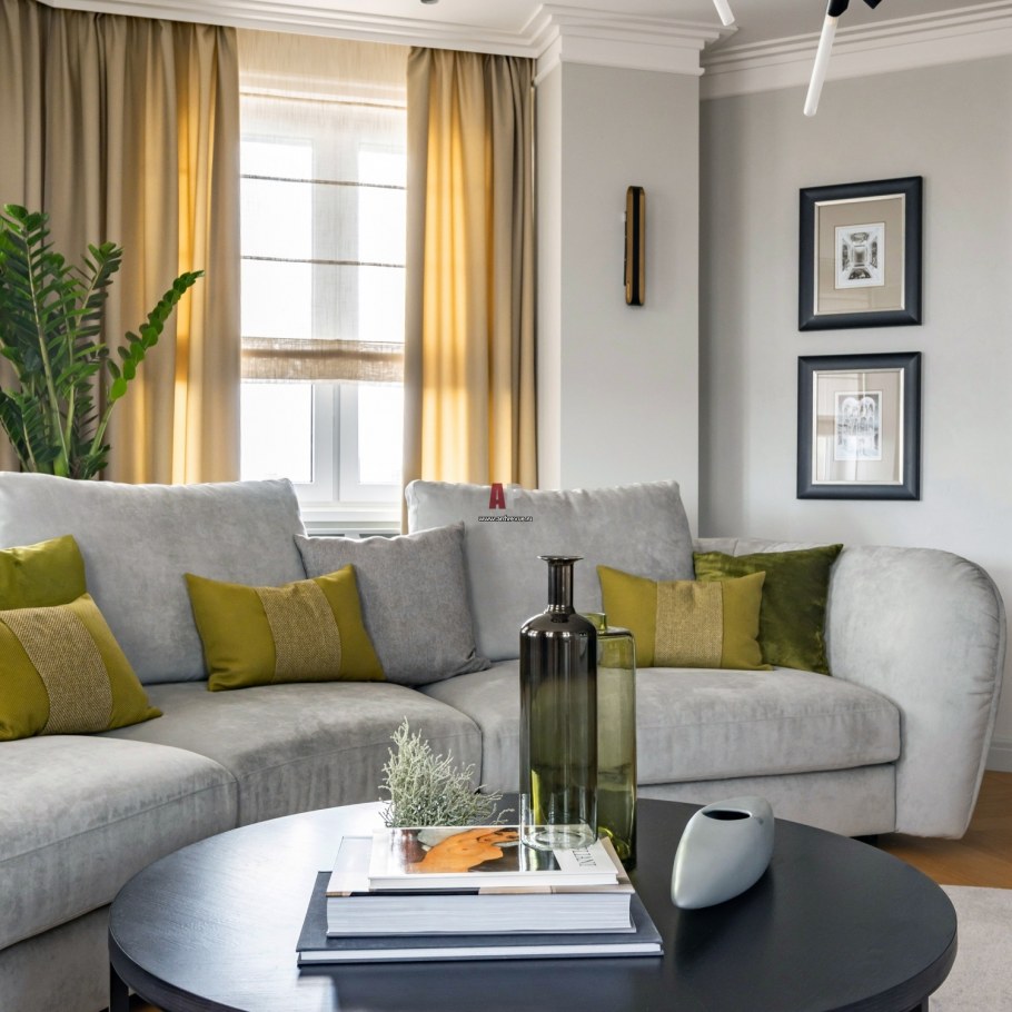 Сочетание голубого и розового в интерьере