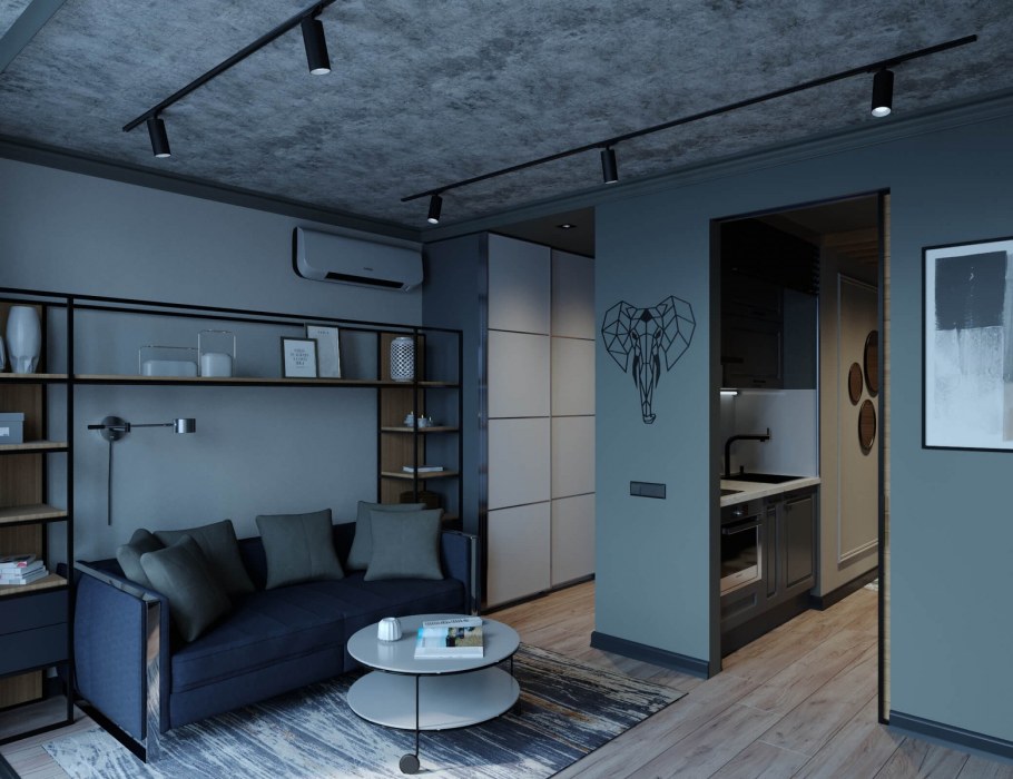 Интерьер лофт