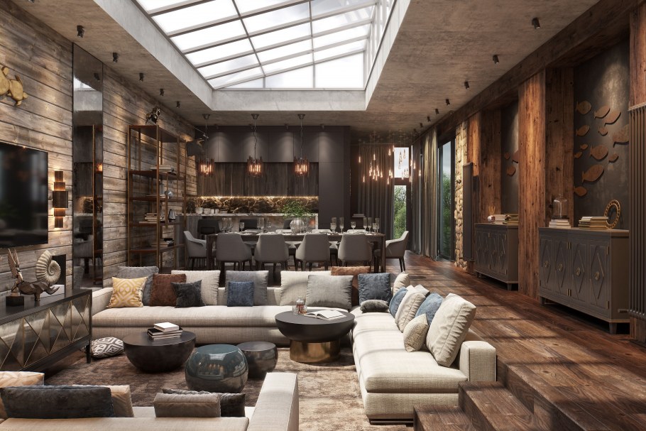 Квартира в стиле лаунж