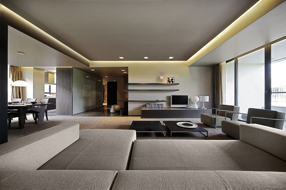 Гостиная в стиле лаунж