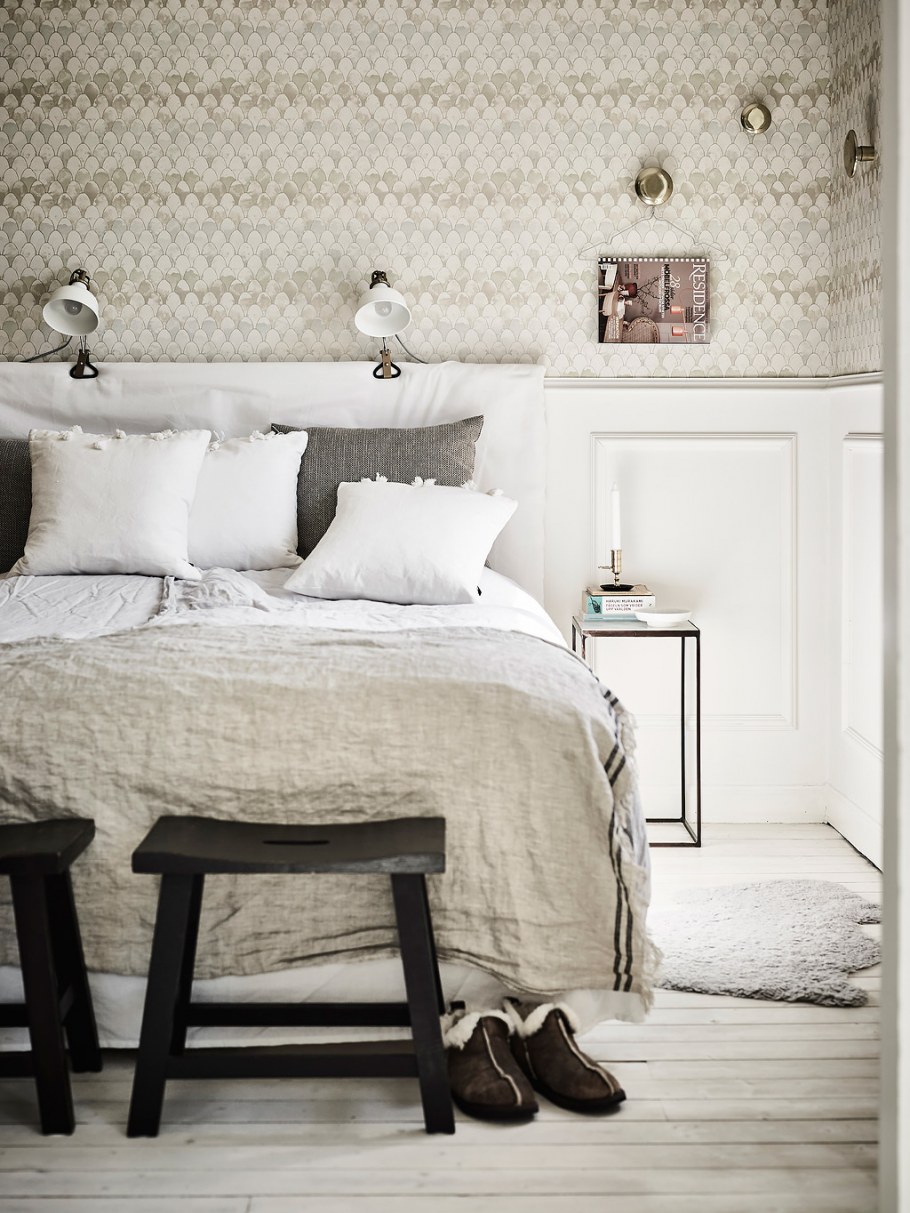 Сканди стиль гостиная серая