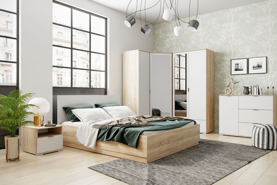 Кровать Стелла 140 дуб сонома