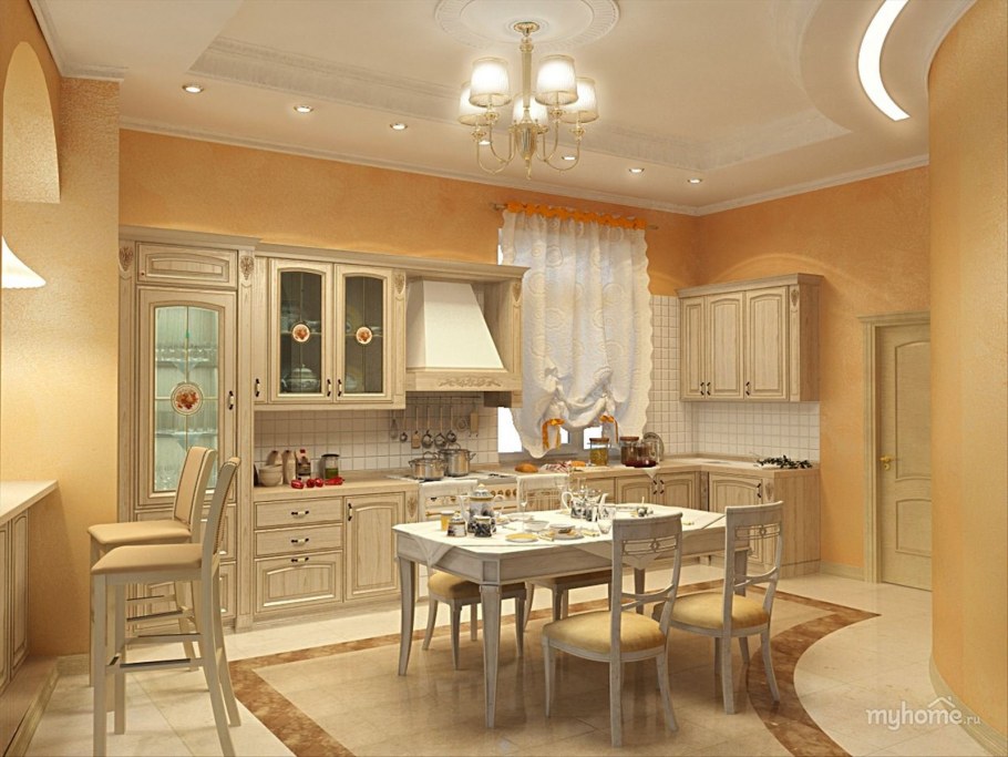 Кухня в американском стиле