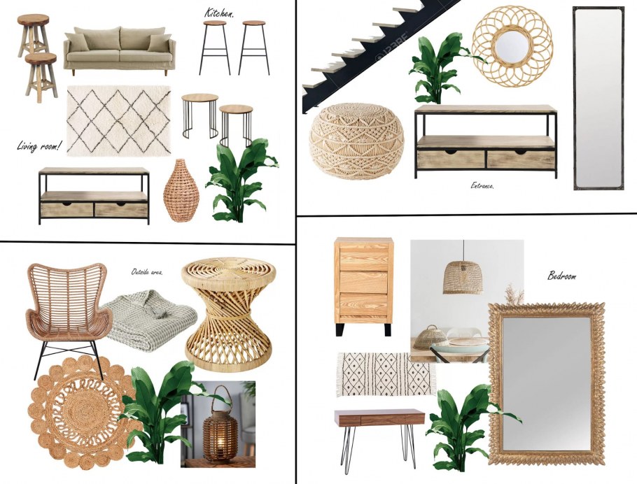 Стилевой коллаж интерьера