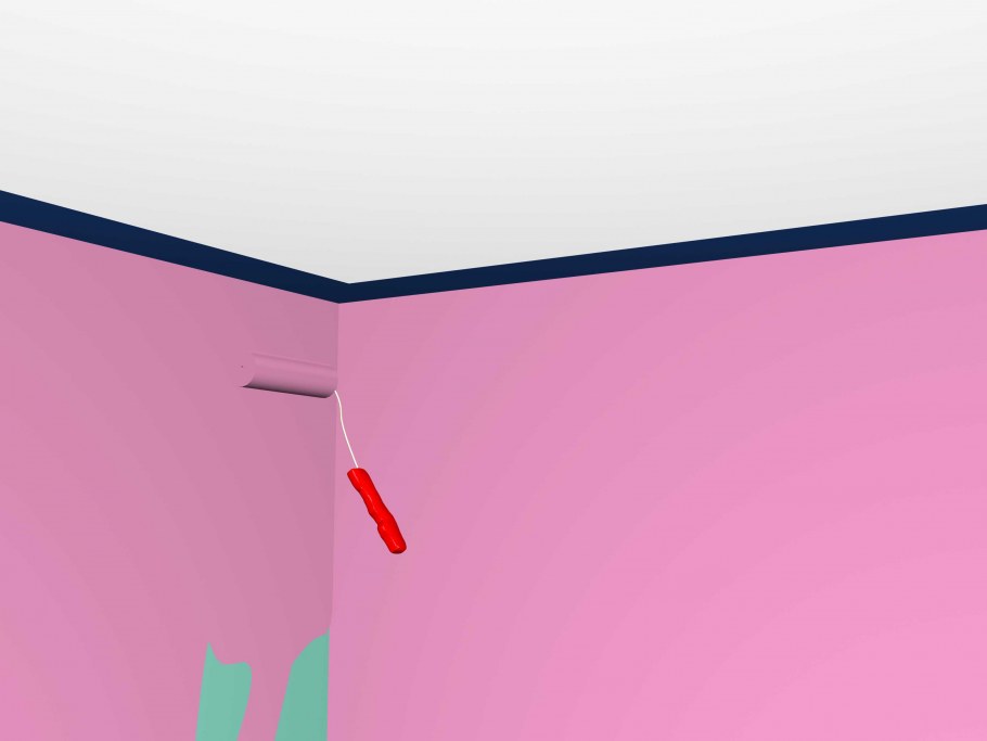 Цветной потолок в детской