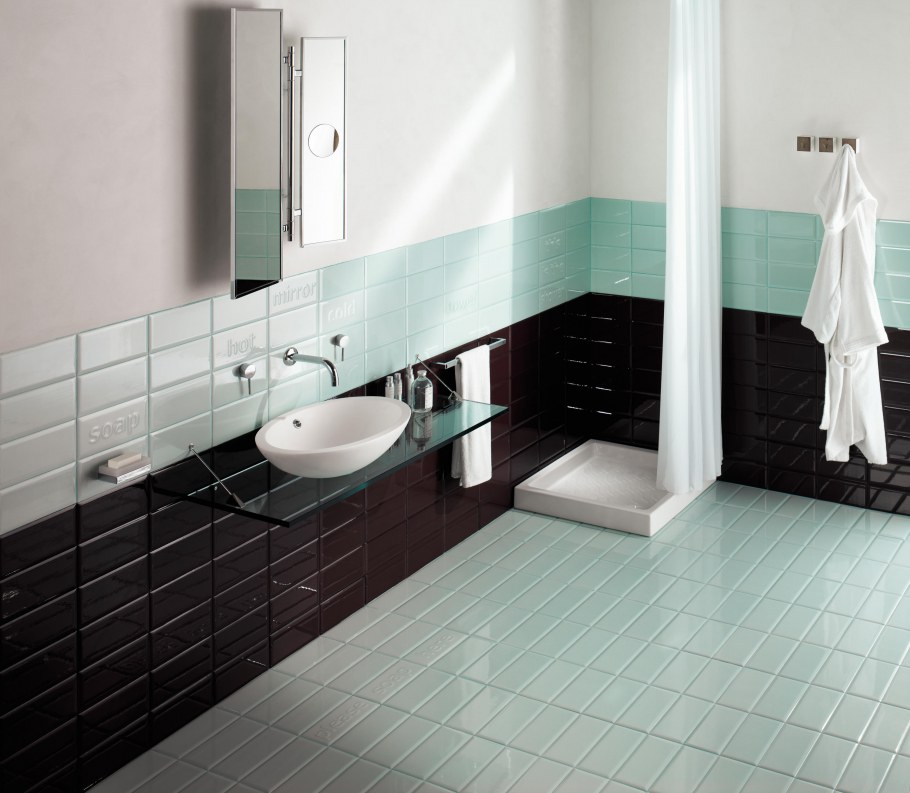 Раскладка плитки в ванной