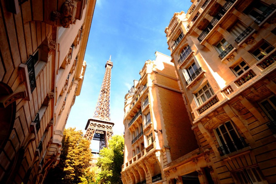 Париж жилые дома