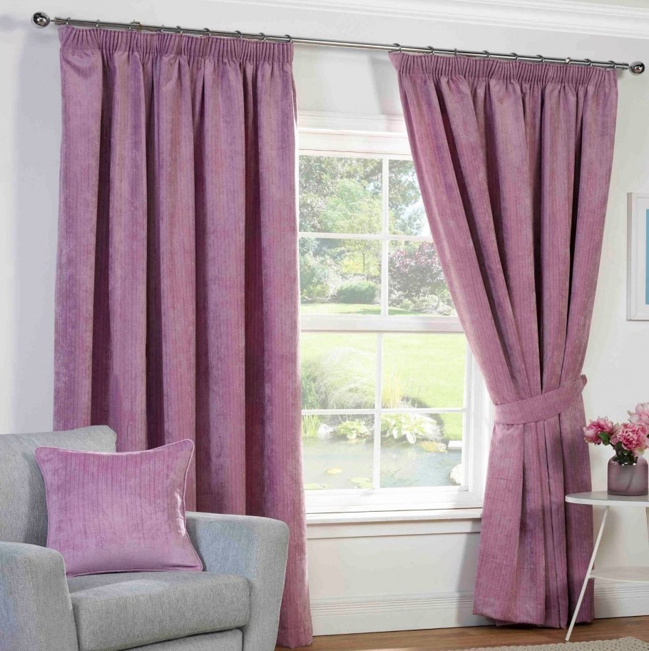 Лавандовые шторы