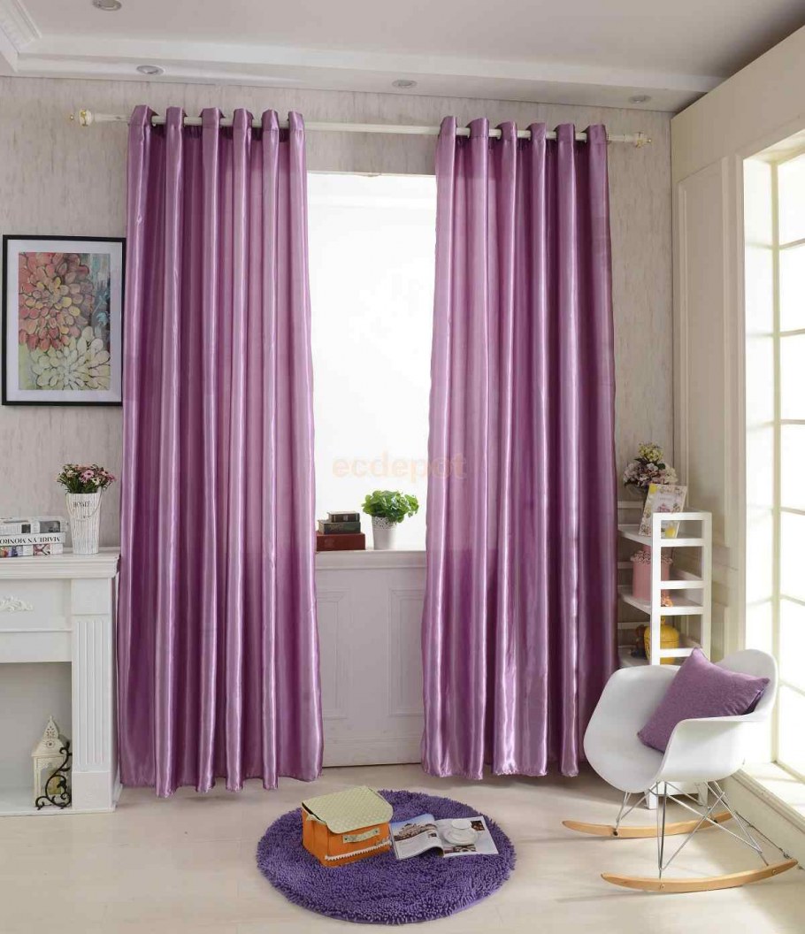 Шторы лавандового цвета