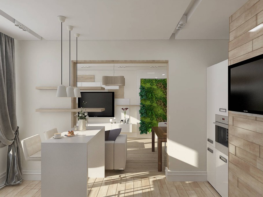 Евродвушка в скандинавском стиле