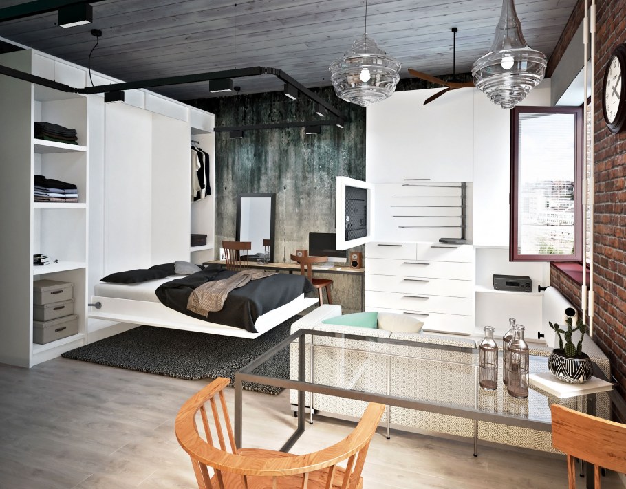 Кухня с гостинной 15кв м интерьер планировка