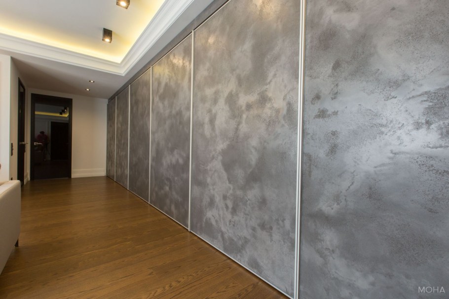 Шкаф купе цвет бетон