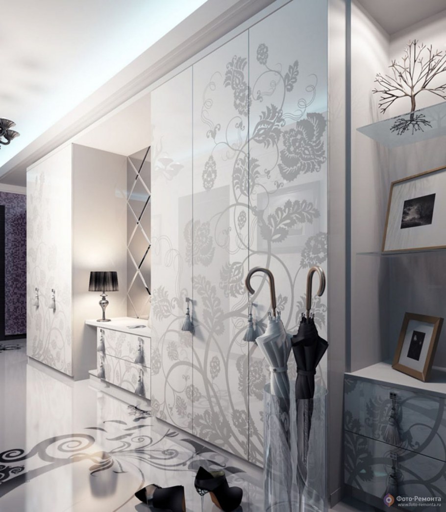 Прихожая в стиле арт деко