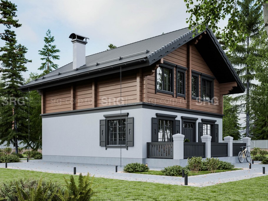 Фахверк из газобетона