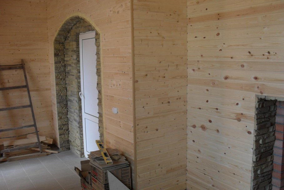 Ниша отделка вагонкой