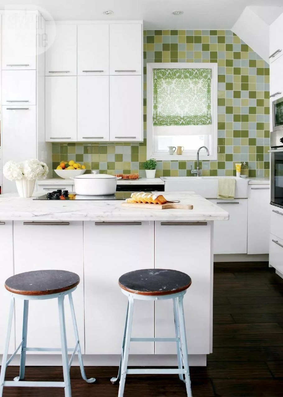 Идеи интерьера для маленькой кухни