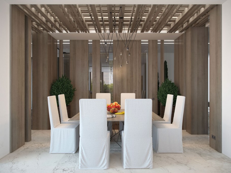 Современный фахверк интерьер