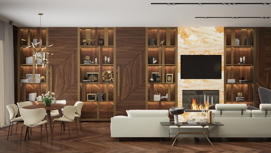 Лестничные марши в интерьере