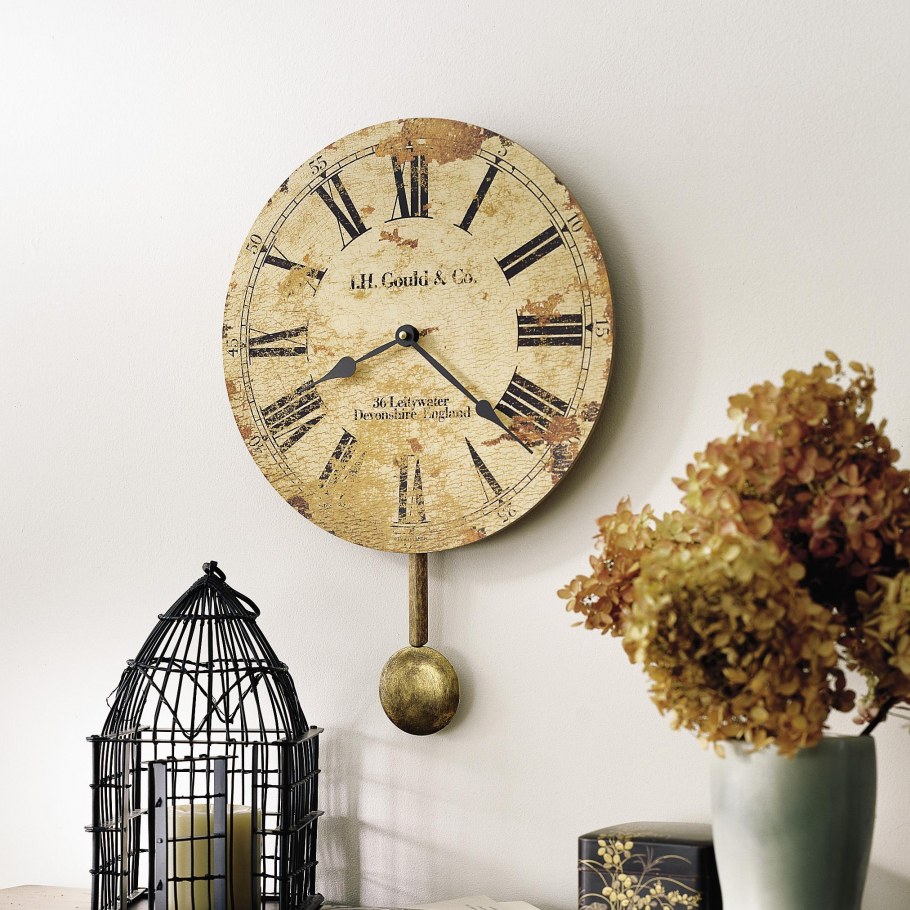 Часы в стиле декупаж