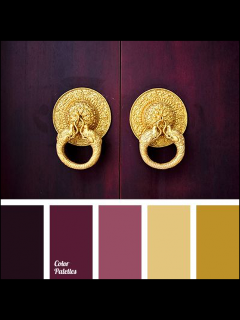 Сочетание цветов с золотым