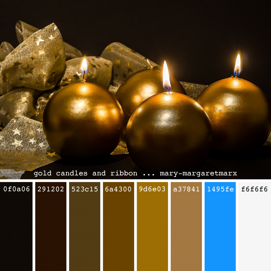 Цветовая палитра золотой