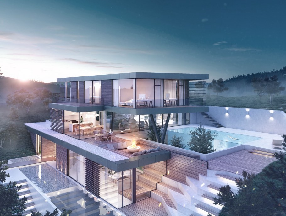 Современный особняк