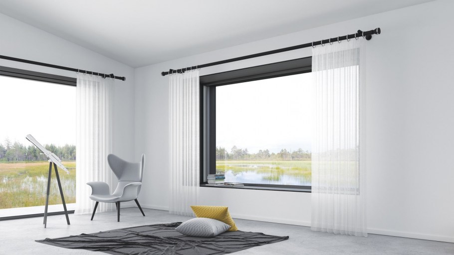 Жалюзи в стиле лофт в интерьере