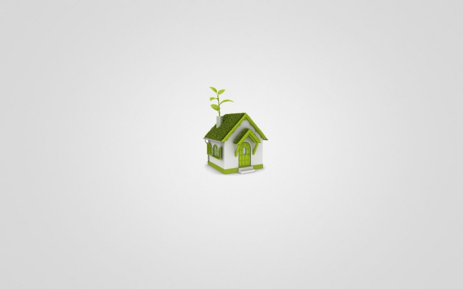 Зеленый домик